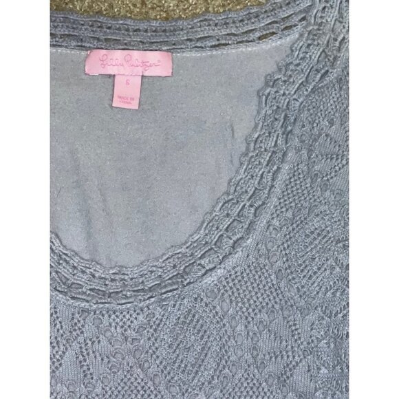 Lilly Pulitzer The Athena Light Blue Crochet Dress -- Small - Picture 11 of 12